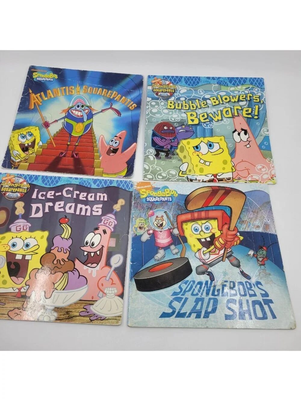 Spongebob Squarepants Lot of 4 Children's Books - BK308